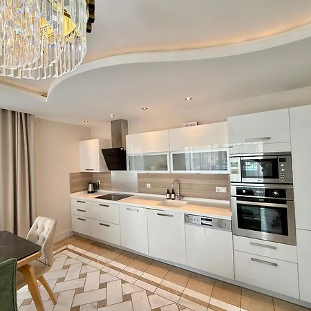 Apartmán Sa Apartments! Cleopatra Beachfront 2bd Alanya