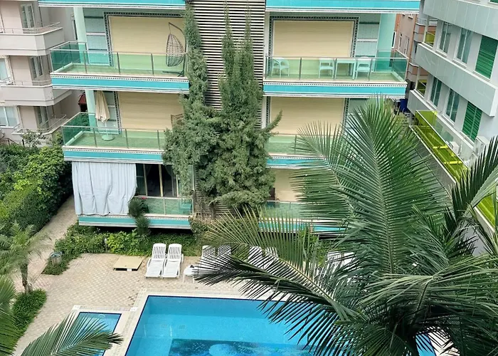 Sa Apartments! Cleopatra Beachfront 2bd Апартаменты Алания
