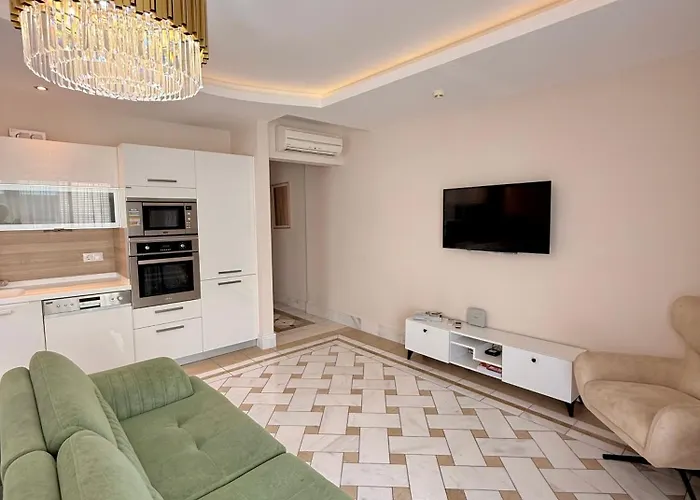 Апартаменты Sa Apartments! Cleopatra Beachfront 2bd Алания