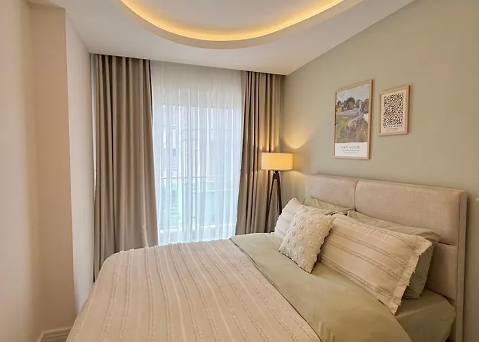 Sa Apartments! Cleopatra Beachfront 2bd Алания