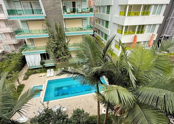 Sa Apartments! Cleopatra Beachfront 2bd Apartamento Alanya